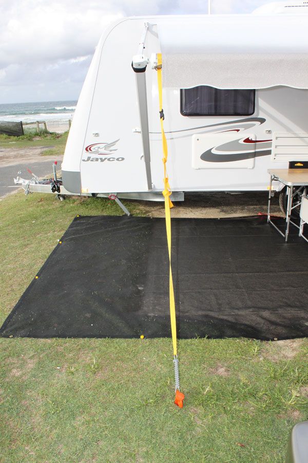 CARAVAN AWNING STORM TIE DOWN STRAPS KIT 2 per Set (POP TOP, CAMPER) eBay